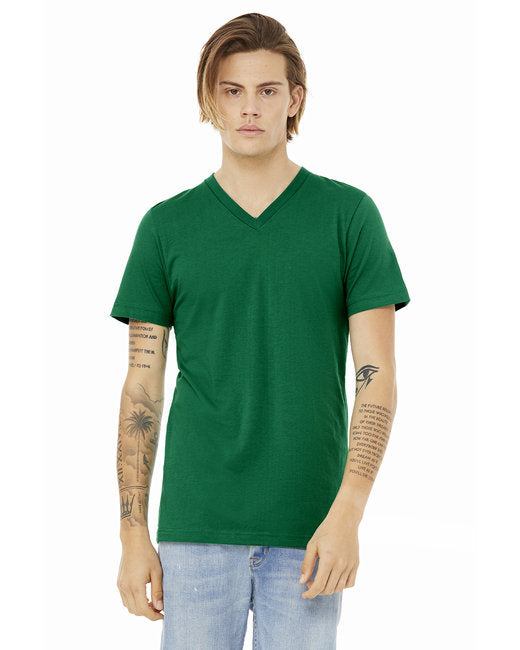 Unisex Jersey Short-Sleeve V-Neck T-Shirt - TRUE ROYAL - XS(D0102H7WBAP)