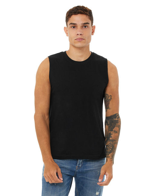 Unisex Jersey Muscle Tank - BLAcK - S(D0102H7WDAP)
