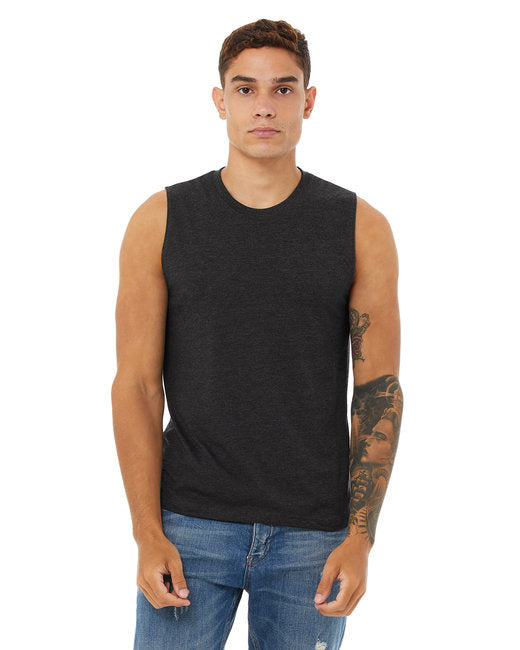 Unisex Jersey Muscle Tank - BLAcK - S(D0102H7WDIT)