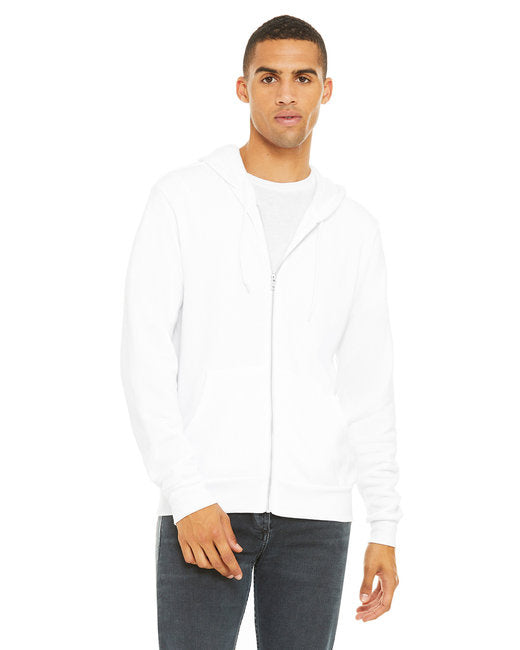 Unisex Sponge Fleece Full-Zip Hooded Sweatshirt - ASPHALT - 2XL(D0102H7WDV8)