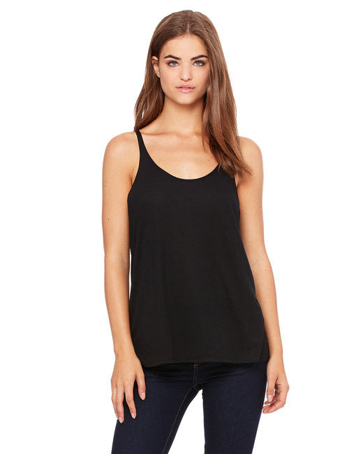 Ladies Slouchy Tank - WHITE - M(D0102H7WERX)