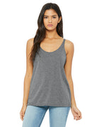 Ladies Slouchy Tank - WHITE - M(D0102H7WES2)