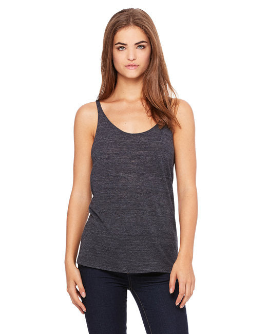 Ladies Slouchy Tank - WHITE - M(D0102H7WESX)