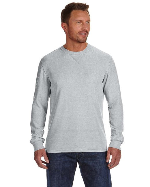 Mens Vintage Zen Thermal Long-Sleeve T-Shirt - cEMENT - S(D0102H7WH7P)
