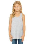 Youth Flowy Racerback Tank - WHITE - M(D0102H7WIPP)