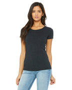 Ladies Triblend Short-Sleeve T-Shirt - cHAR BLK TRIBLND - S(D0102H7WJTX)