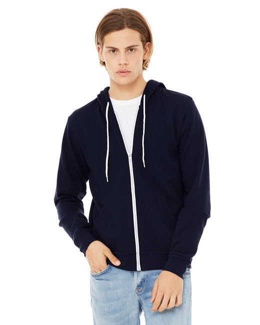 Unisex Sponge Fleece Full-Zip Hooded Sweatshirt - ASPHALT - 2XL(D0102H7WMg8)