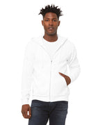 Unisex Sponge Fleece Full-Zip Hooded Sweatshirt - ASPHALT - 2XL(D0102H7WMWT)