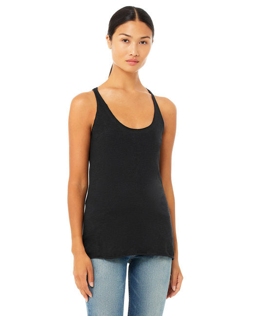 Ladies Triblend Racerback Tank - cHAR BLK TRIBLND - S(D0102H7WNA8)