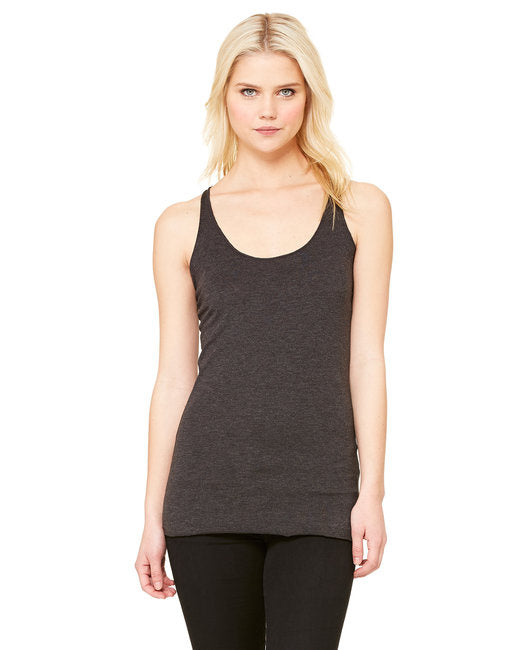 Ladies Triblend Racerback Tank - cHAR BLK TRIBLND - S(D0102H7WNI6)