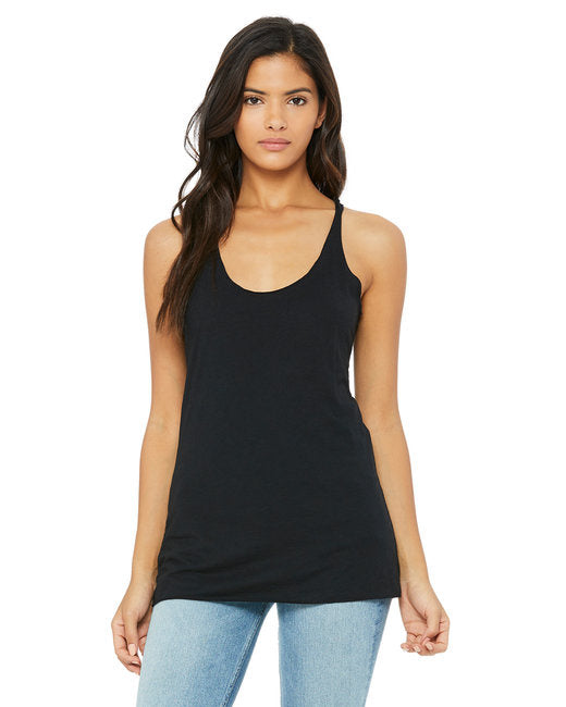 Ladies Triblend Racerback Tank - cHAR BLK TRIBLND - S(D0102H7WNRT)