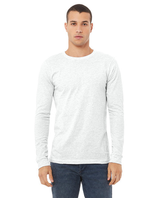 Unisex Jersey Long-Sleeve T-Shirt - RED - S(D0102H7WP48)