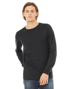 Unisex Jersey Long-Sleeve T-Shirt - RED - S(D0102H7WPFT)