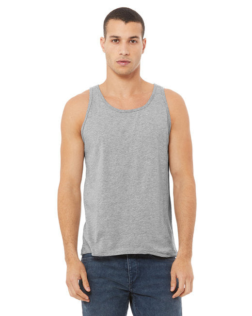 Unisex Jersey Tank - NEON BLUE - XS(D0102H7WS1J)