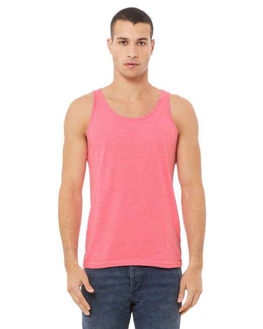 Unisex Jersey Tank - NEON BLUE - XS(D0102H7WS5T)