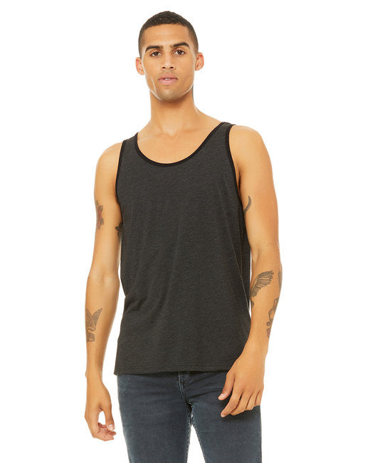 Unisex Jersey Tank - NEON BLUE - XS(D0102H7WSD2)