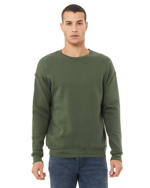 Unisex Drop Shoulder Fleece - WHITE - XS(D0102H7WSFT)