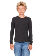 Youth Jersey Long-Sleeve T-Shirt - BLAcK - S(D0102H7WV08)