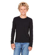 Youth Jersey Long-Sleeve T-Shirt - BLAcK - S(D0102H7WV9J)