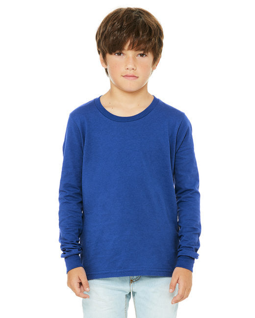 Youth Jersey Long-Sleeve T-Shirt - BLAcK - S(D0102H7WV9P)