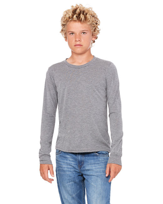 Youth Jersey Long-Sleeve T-Shirt - BLAcK - S(D0102H7WVcX)