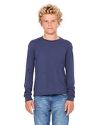 Youth Jersey Long-Sleeve T-Shirt - BLAcK - S(D0102H7WVgT)