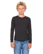 Youth Jersey Long-Sleeve T-Shirt - BLAcK - S(D0102H7WVV8)