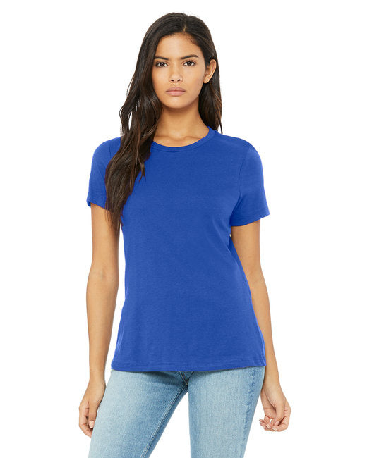 Ladies Relaxed Jersey Short-Sleeve T-Shirt - TEAM PURPLE - S(D0102H7WZ4X)