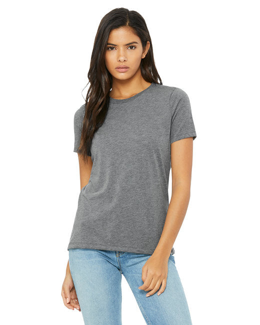Ladies Relaxed Triblend T-Shirt - cHAR BLK TRIBLND - S(D0102H7WZAP)