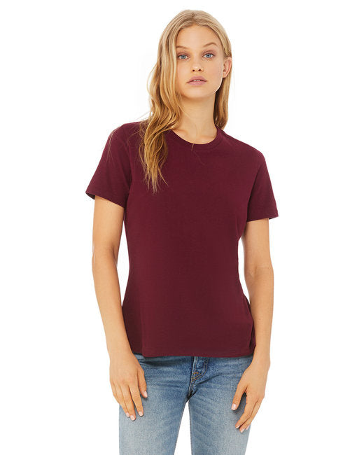 Ladies Relaxed Jersey Short-Sleeve T-Shirt - TEAM PURPLE - S(D0102H7WZTJ)