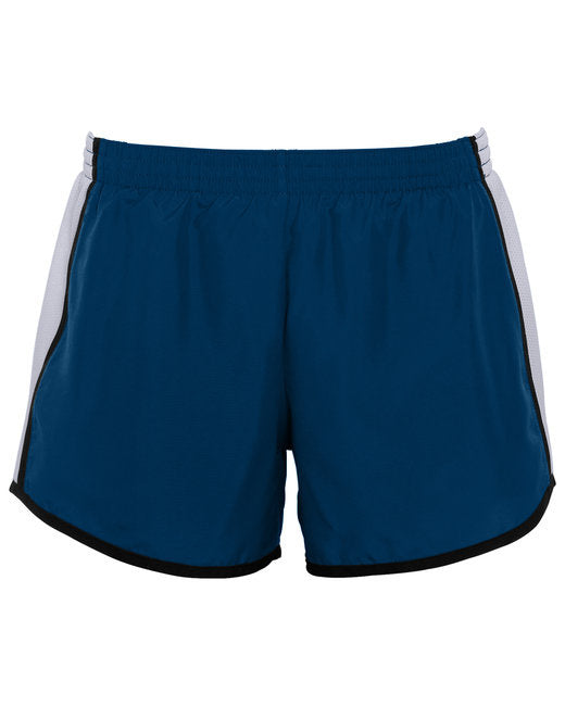Ladies Pulse Team Short - BLAcK BLK WHT - S(D0102H7Y2AX)