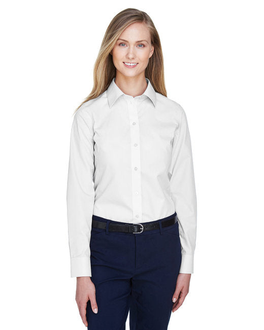 Ladies crown Woven collectionSolid Broadcloth - WHITE - 4XL(D0102H7Y54J)