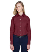 Ladies crown Woven collectionSolid Broadcloth - WHITE - 4XL(D0102H7Y5TT)