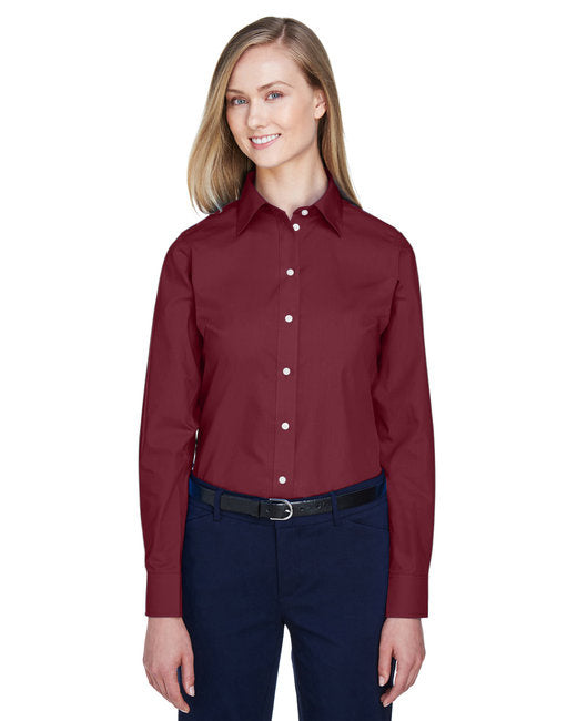 Ladies crown Woven collectionSolid Broadcloth - WHITE - 4XL(D0102H7Y5TX)