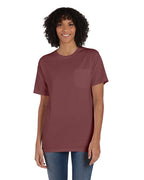 Unisex garment-Dyed T-Shirt with Pocket - BLAcK - S(D0102H7Y8M2)