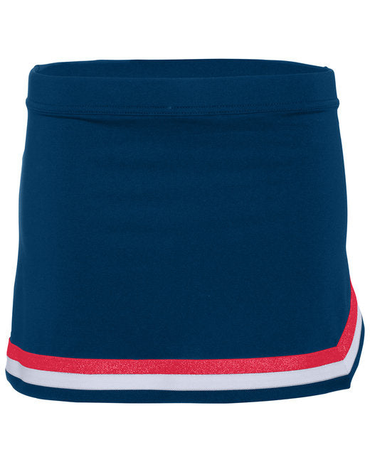girls Pike Skirt - ROYAL RED WHT - L(D0102H7YD92)