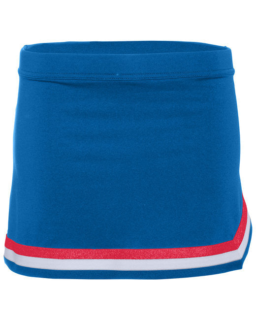 girls Pike Skirt - ROYAL RED WHT - L(D0102H7YDA2)