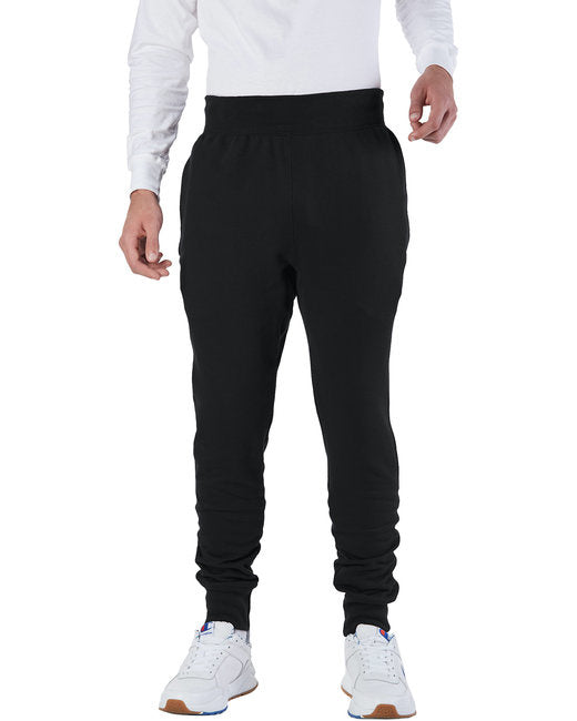 Mens Reverse Weave Jogger Pant - BLAcK - S(D0102H7YF92)