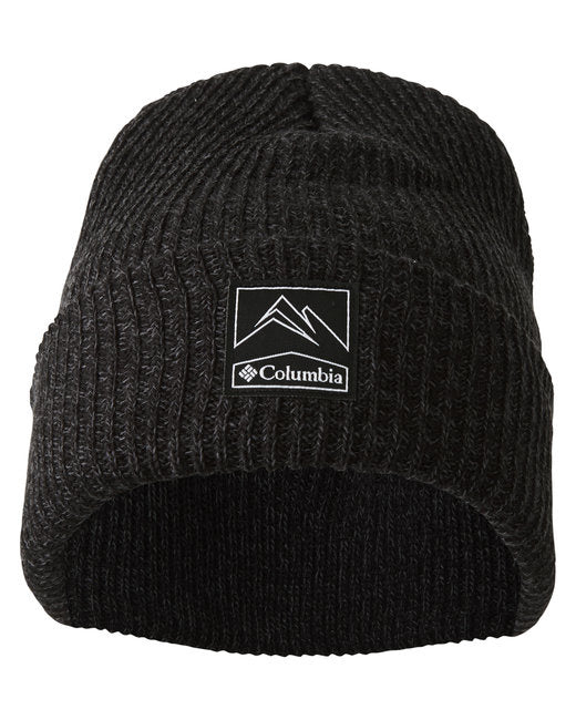 Whirlibird cuffed Beanie - BLAcK gRPHT MRL - OS(D0102H7YFgJ)