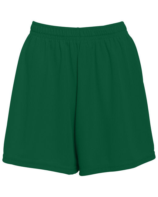 Ladies Wicking Mesh Short - WHITE - L(D0102H7YgHX)