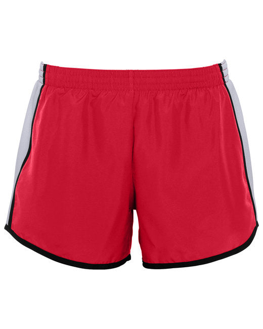 Ladies Pulse Team Short - BLAcK BLK WHT - S(D0102H7YIFJ)