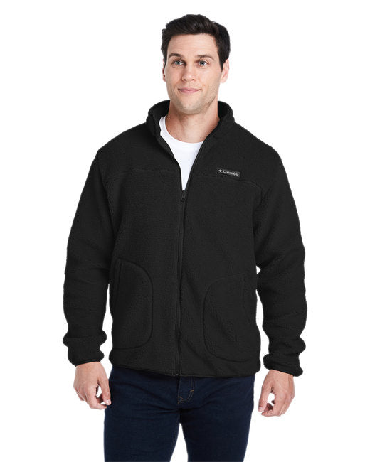 Mens Rugged RidgeII Sherpa Full-Zip Fleece Jacket - BLAcK - XL(D0102H7YNcP)