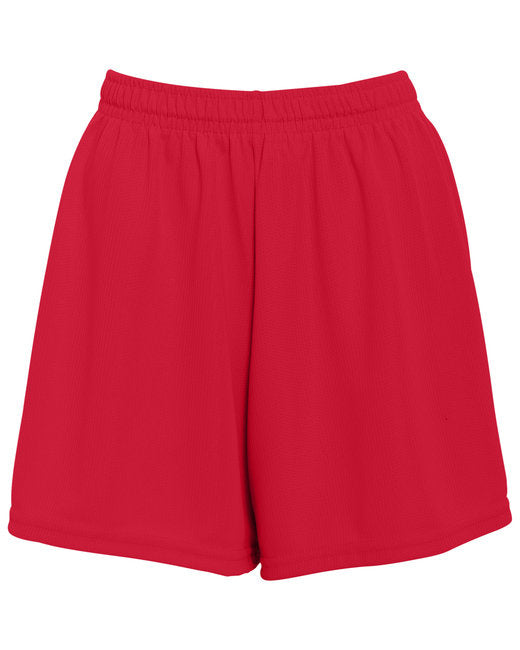 girls Wicking Mesh Short - WHITE - L(D0102H7YPY2)