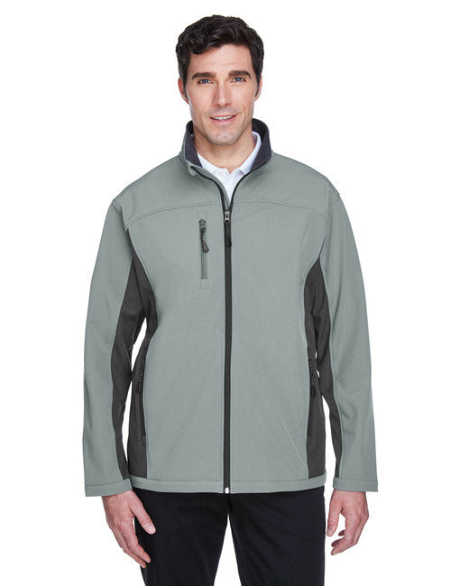 Mens Soft Shell colorblock Jacket - cHARcL DK cHRcL - S(D0102H7YR9J)