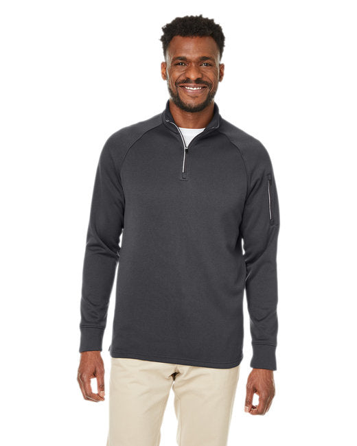 Unisex Fusion chromaSoftleece Quarter-Zip - cARBON - 5XL(D0102H7Z6BP)