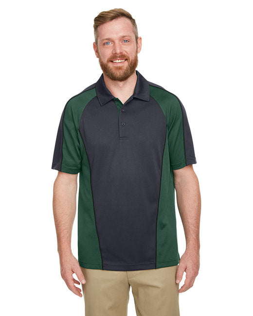 Mens Advantage Snag Protection Plus IL colorblock Polo - BLK RED D cHRc - S(D0102H7Z8F2)