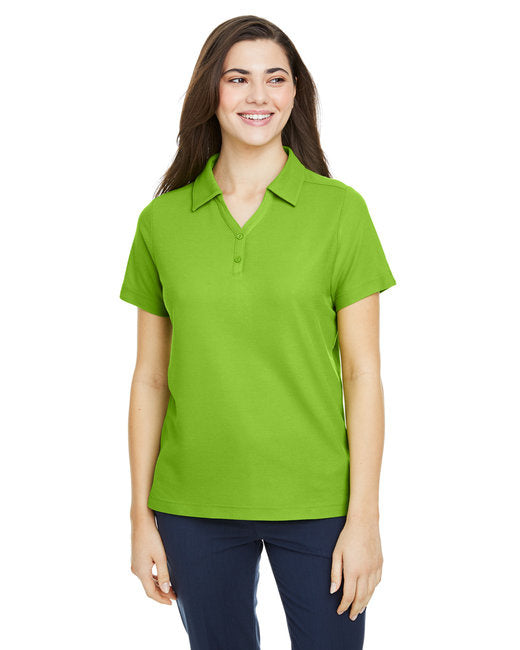 Ladies Fusion chromaSoftPique Polo - AcID gREEN - XS(D0102H7ZDU2)