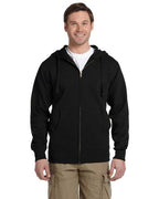 Mens OrganicRecycled Full-Zip Hooded Sweatshirt - BLAcK - 2XL(D0102H7ZgLP)