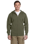 Mens OrganicRecycled Full-Zip Hooded Sweatshirt - BLAcK - 2XL(D0102H7ZgQ2)