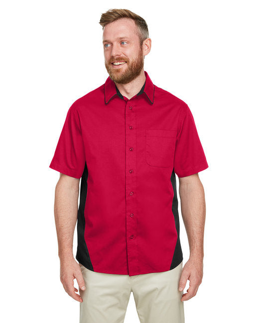 Mens Tall Flash IL colorblock Short Sleeve Shirt - BLAcK TM ORANgE - 2XT(D0102H7ZJWT)